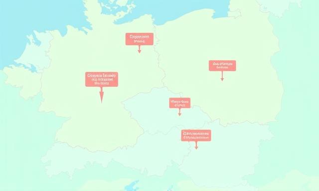 Map of petrol stations near Czech borders
